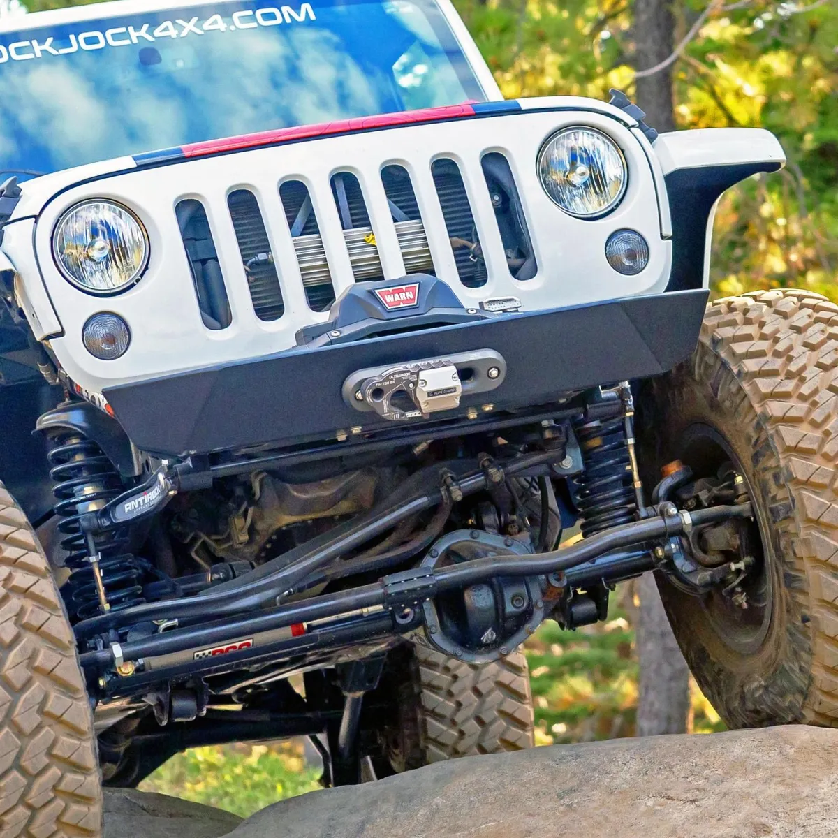 Currectlync Wrangler JK High Steer Kit For Ram Assist. Incl. Knuckles Drag Link Tie Rod Jeep JL/JT Trac Bar Trac Bar Reloc/Ram Mount Tie Rod Clamp RockJock 4x4 product image
