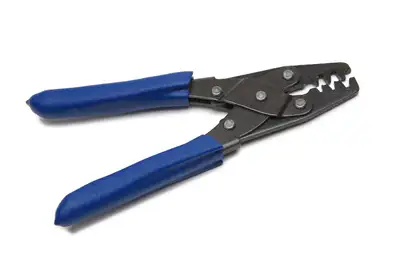 Painless Wiring Roll Over Style Crimping Tool; Rolls Over The Terminal Ends;