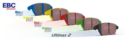 EBC Brakes Greenstuff 2000 Series Sport Brake Pads; FMSI Pad No. D2395;