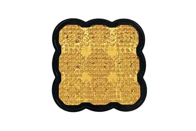 Diode Dynamics Ss5 LED Pod Lens Yellow Flood (Each)