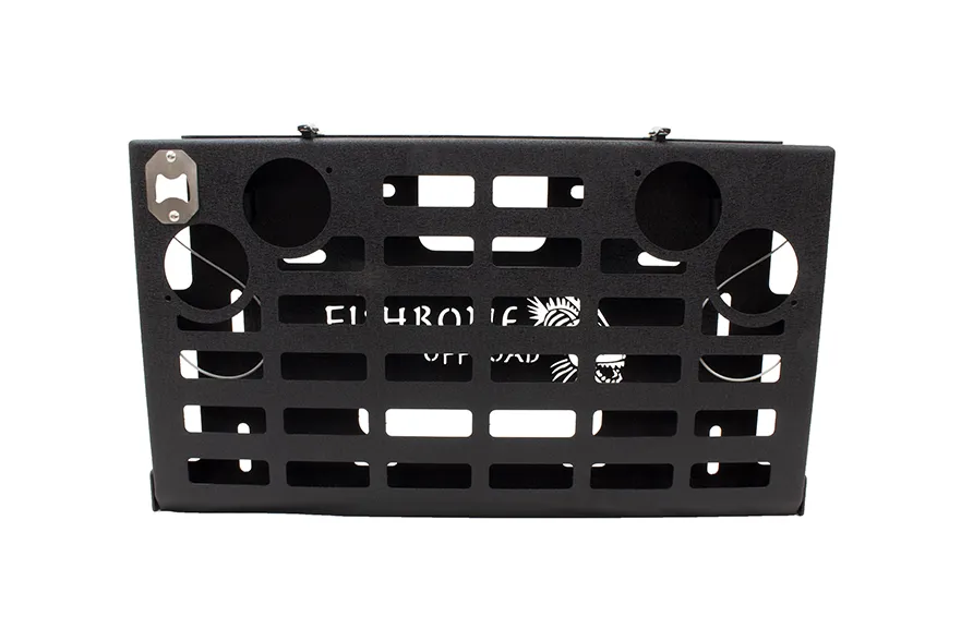 0718 Wrangler Tailgate Table Black Textured Powder Coat 10 Gauge Steel product image