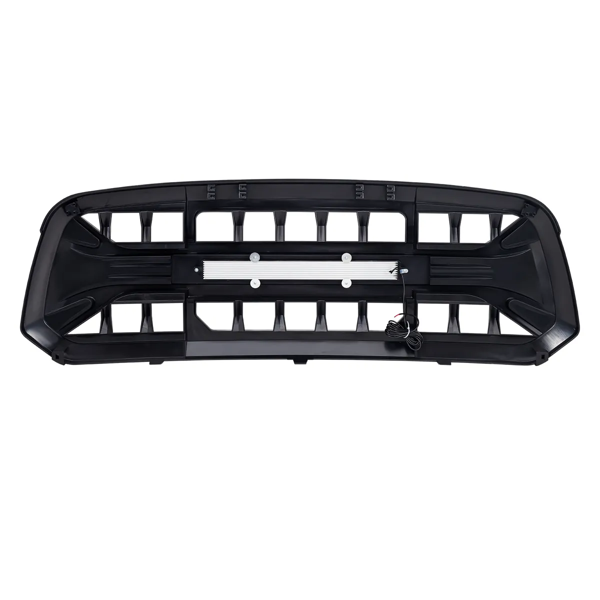 Armor Grille W/ Off-Road Lights - Gloss Black For 2013-2018 Dodge RAM 1500 ( Not Fit Rebel Models ), 2019-2023 Ram 1500 Classic product image