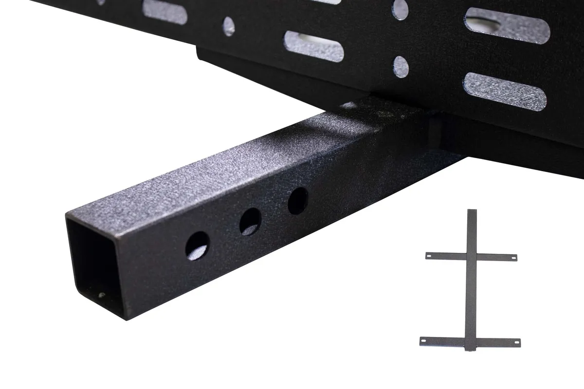 8-gauge steel, Black powder coat, Stainless Steel hardware, 40 in. long x 19 in. wide product image