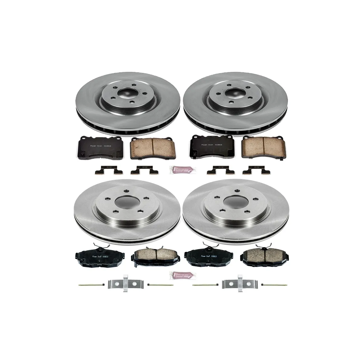 Z17 Direct Replacement Kit: Rotors; Ceramic Pads W/Hardware product image