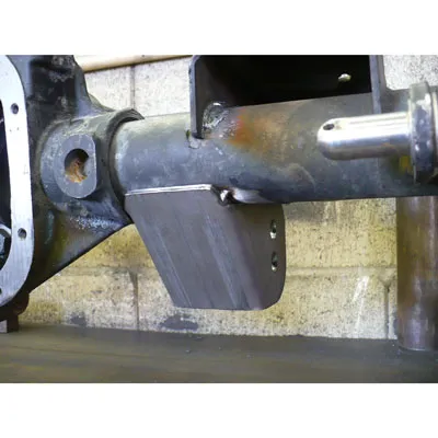 JK Front Axle HD Lower Control Arm Brackets 3.0 Inch OD Axle Housing 07-18 Wrangler JK/JKU Synergy MFG product image