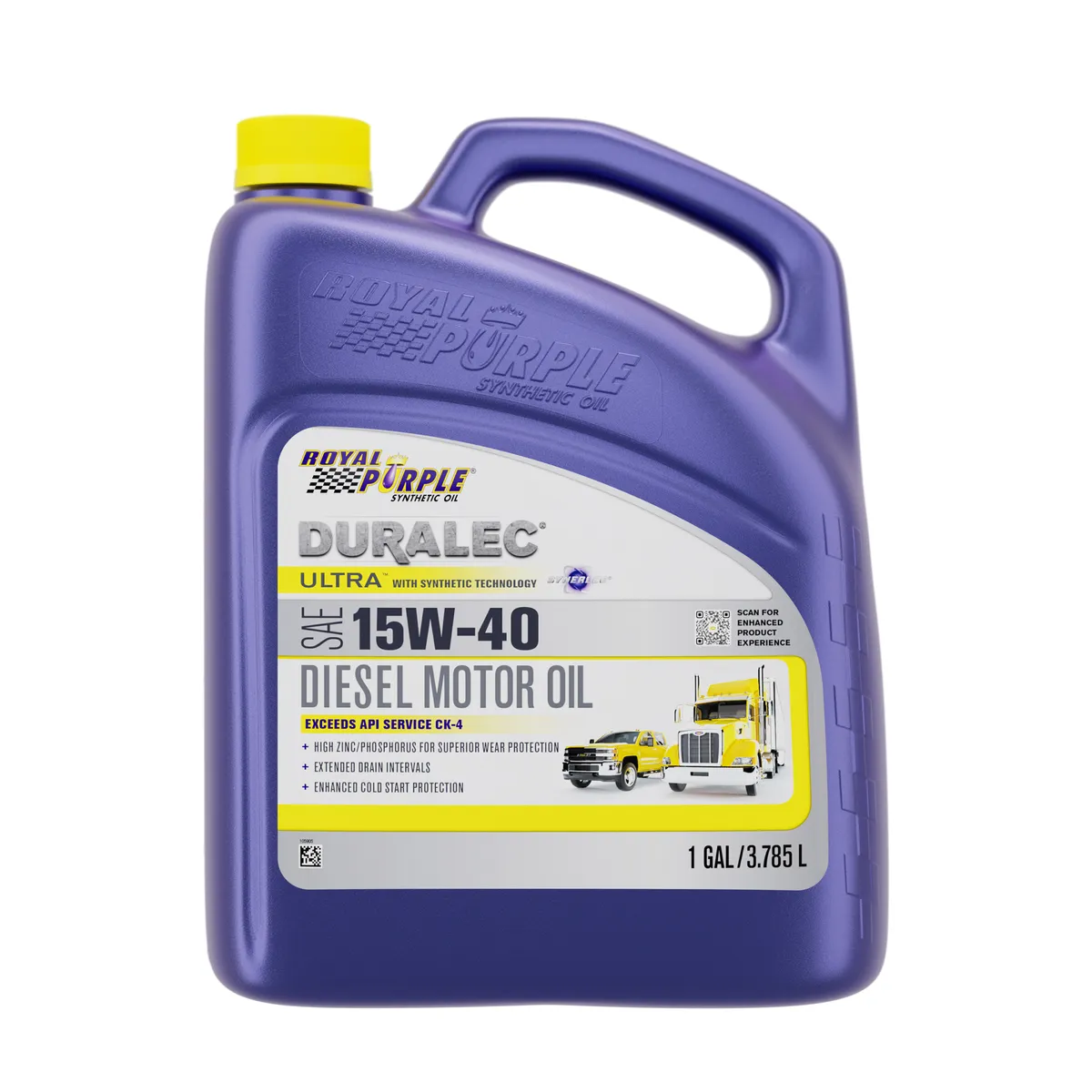Royal Purple Duralec Ultra 15w40 HD Ci/4 1 Gallon Bottles Case of 3