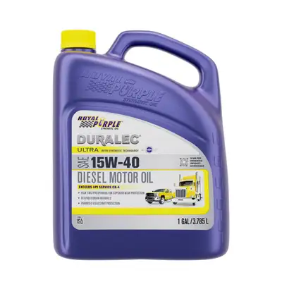 Royal Purple Duralec Ultra 15w40 HD Ci/4 1 Gallon Bottles Case of 3