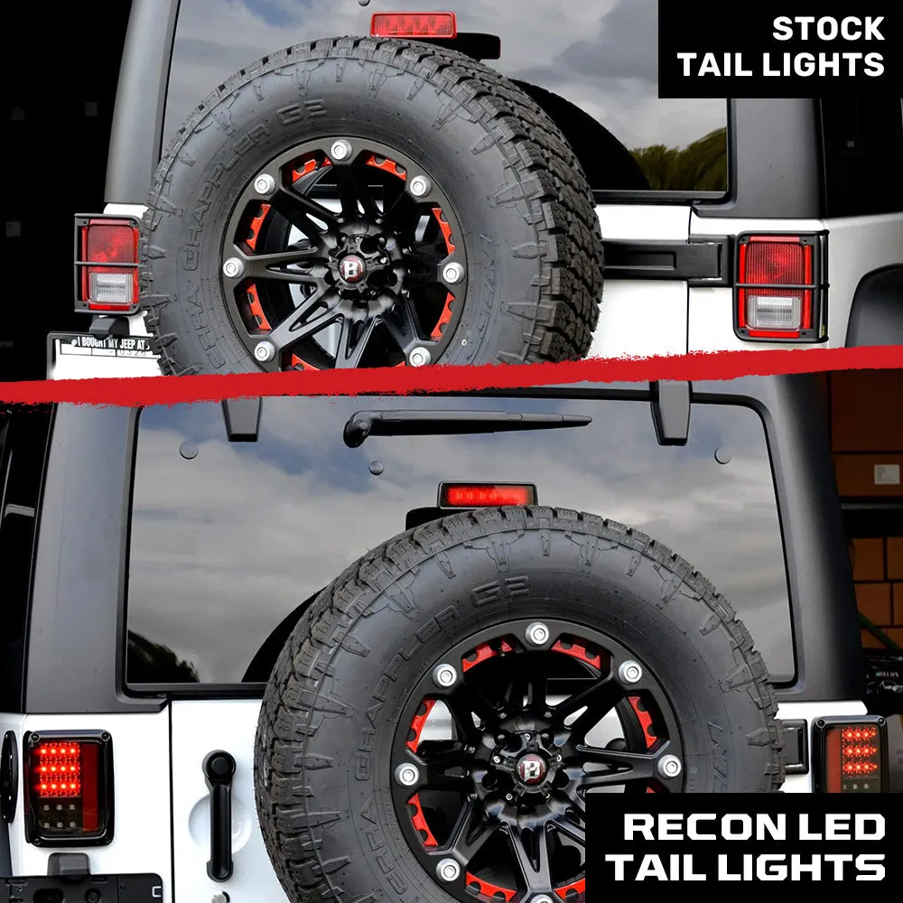 0718 JK Wrangler LED Taillightsred Lens Driver/Passenger product image