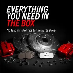 Z36 Truck/Tow Upgrade Kit: Drilled/Slotted Rotors; Carbon-Fiber Ceramic Pads; Powder Coated Calipers product image