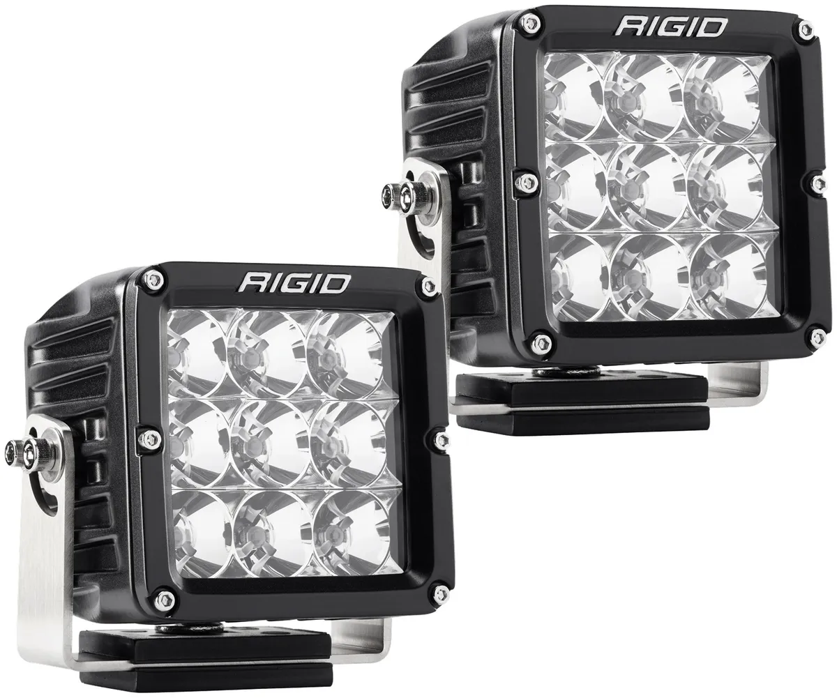 Rigid D-Xl Pro LED Light, Flood Optic, Surface Mount, Black Housing, Pair product image