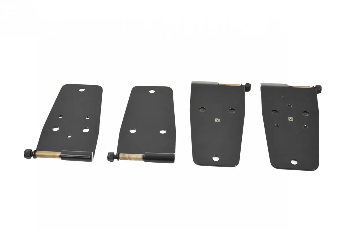 Jeep CJ/YJ Hardtop Door Hinge Set 4 Pieces 76-93 CJ and Wrangler YJ Powdercoat Black Kentrol product image