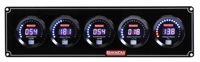 Quickcar Racing Products Digital 5 Gauge Panel OP/WT/FP100/WP/VT