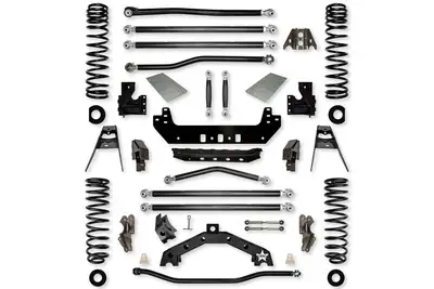 Rock Krawler 18c Wrangler Jlu Front&rear 4.5in X Factor X2 No Limits Long Arm Suspension