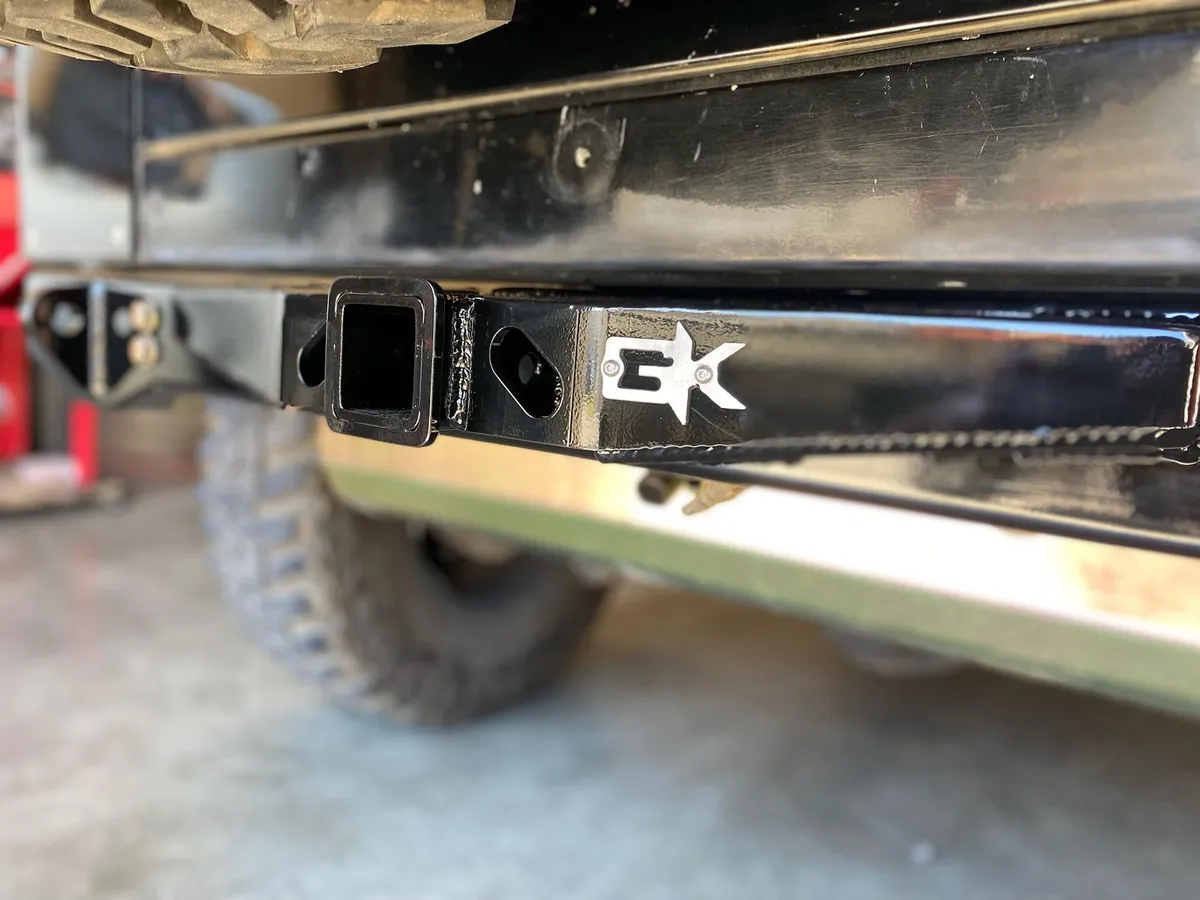 Rear Diamond Series Stubby Bumper for Jeep TJ Wrangler product image