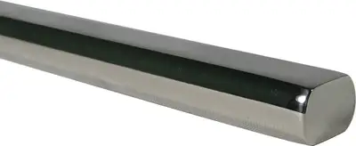 Borgeson Borgeson - Steering Shaft - P/N: 429422 - Polished stainless steel Double-D steering shaft. 3/4 in. Double-D full length of shaft, 22 in. long.