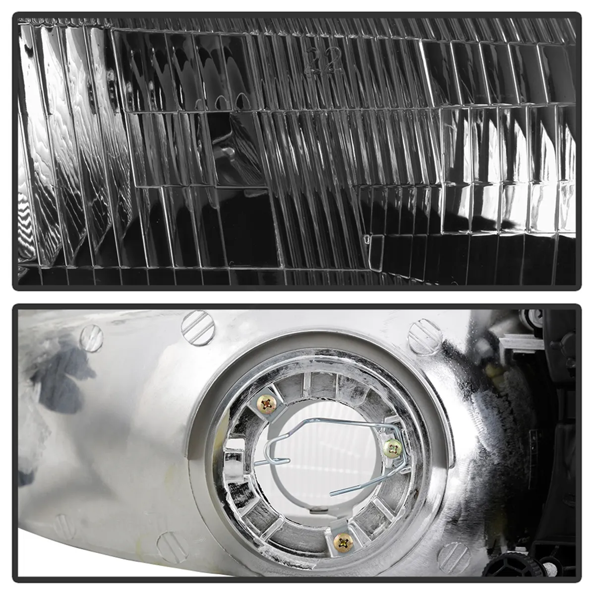 9799 Camry OEM Style Headlights With Corner Lights 4pcs Black product image