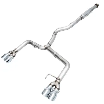 AWE Tuning Awe Track Edition Exhaust For va / gv Wrx / Sti Sedan - Chrome Silver Quad Tips (102mm)