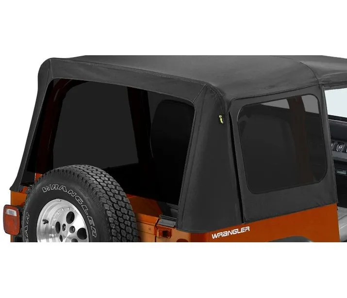 Black Denim Window Kits, Tinted Window Kit, Tinted Jeep 88-95 Wrangler; Fits Replace-A-Top 51120 or 51123 product image