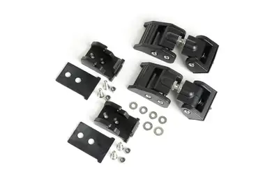 Rugged Ridge Hood Catches Textured Bl ack 07-18 Jeep Wrangler
