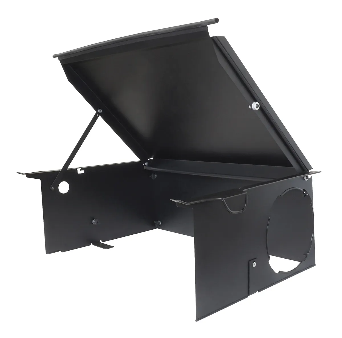 Deluxe Cargo Enclosure - '18-26 Wrangler JL {'21-26 Exc. 4XE}; 4-Door; w/ OEM Subwoofer (Black) product image