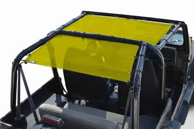 Steinjager Tops and Covers 1987-1995 Fabric Teddy Yellow Front Seats Only