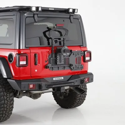 Go Rhino 27137T - Rockline Body Mount Spare Tire Carrier - Textured Black product image