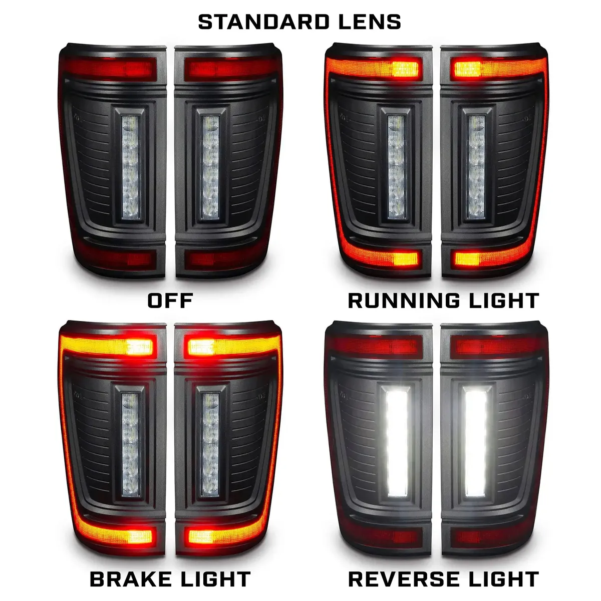 ORACLE Lighting Flush Style LED Tail Lights for 2021-2024 Ford F-150 product image
