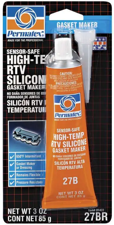 Permatex Sensor Safe Hightemp Rtv Silicone Gasket Maker 3oz Tub