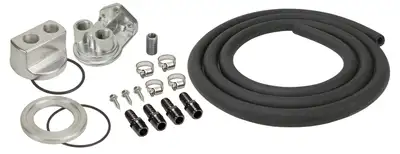 Derale Derale 15716 Engine Oil Filter Relocation Kit, 1/2 NPT Ports w/ 13/16-16 Engine Thread Size