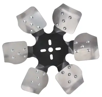 Derale 13 Standard Rotation Rigid Race Fan, Aluminum Blade