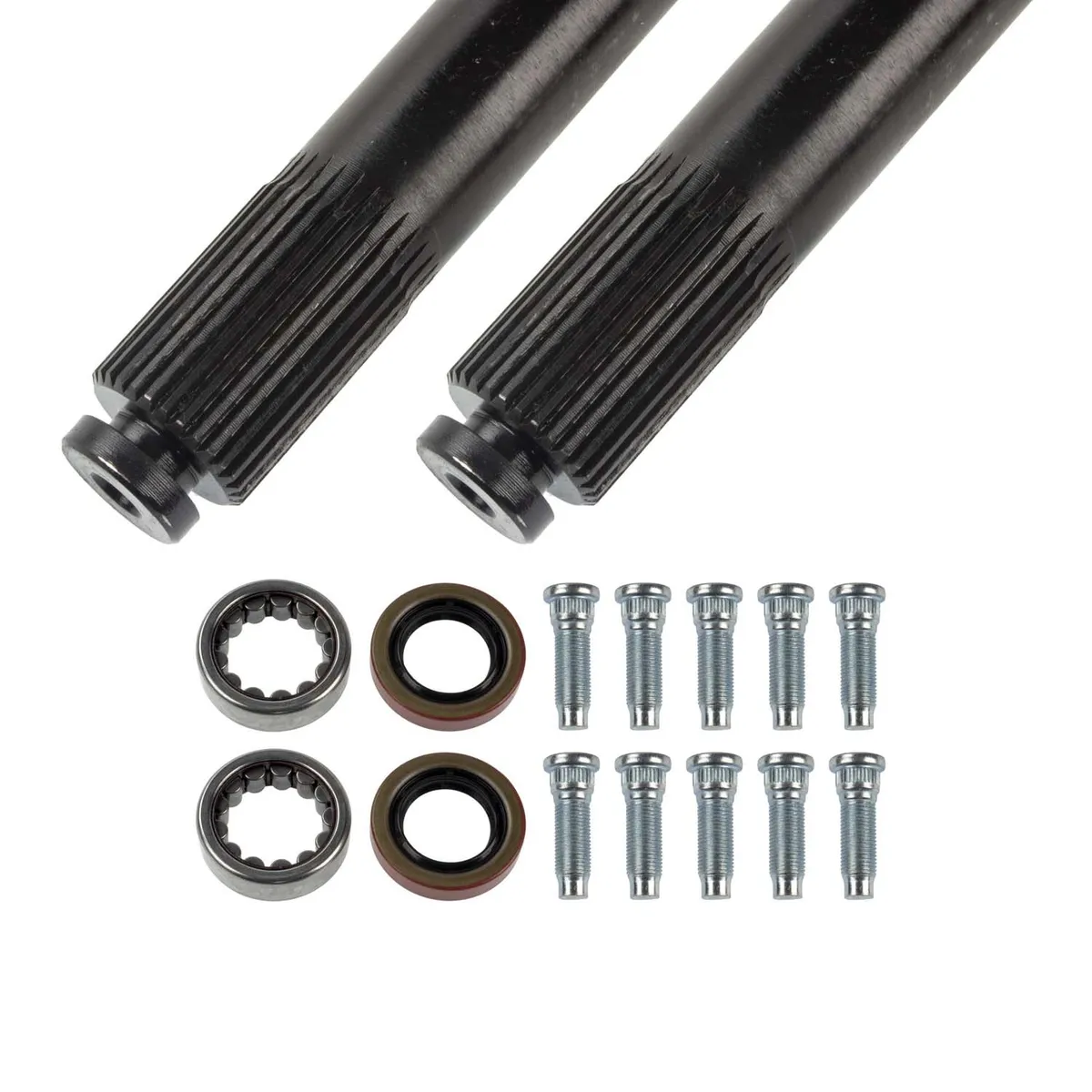 Ten Factory Rear Performance Axle Kit, Dana 35, Pair - 30 spline for aftermarket carrier - TJ product image