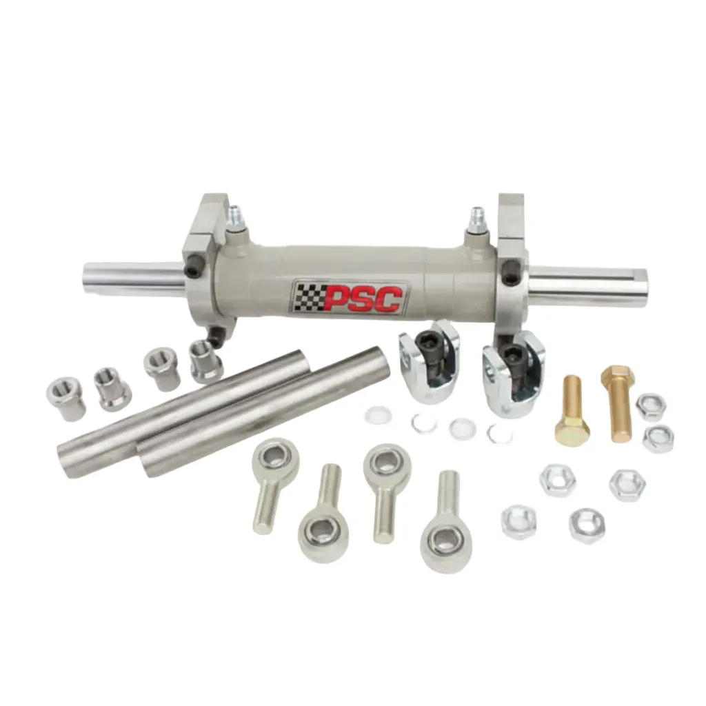 2.5 bore X 10 stroke x 1.5 rod DE steering cylinder w/ flat mounts product image