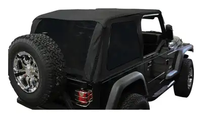 Crown Automotive Jeep Replacement 1997-2006 Wrangler TJ Black Diamond with Tint.