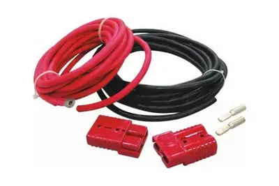 Bulldog Winch Winch Wiring Kit 24 Ft 3 Gauge Front W/Quick Connects Rear Bulldog Winch