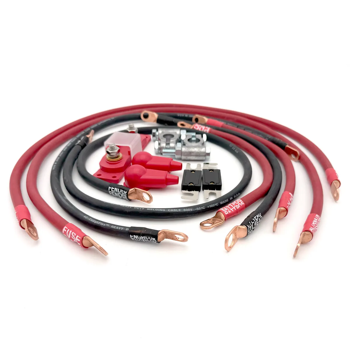 1991-1995 Jeep Wrangler YJ Battery Cable Kit 4.0 Liter 4 Gauge Battery Cable Big7Kits product image