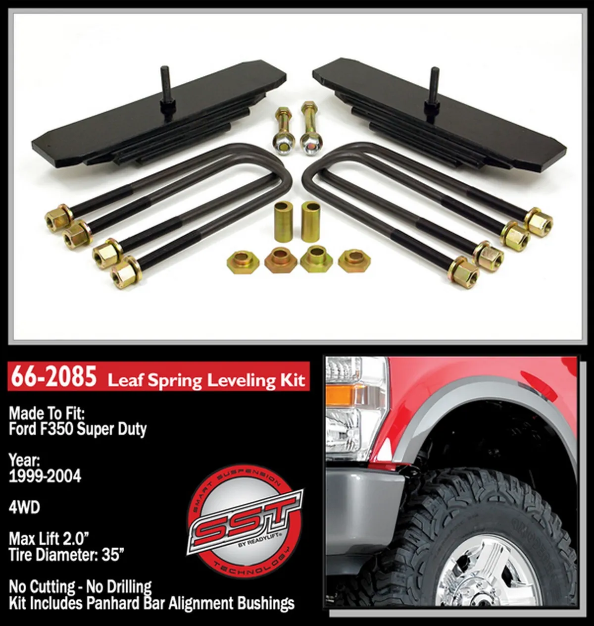 2" Front Leveling Kit - Ford Super Duty 4WD 1999-2004 product image