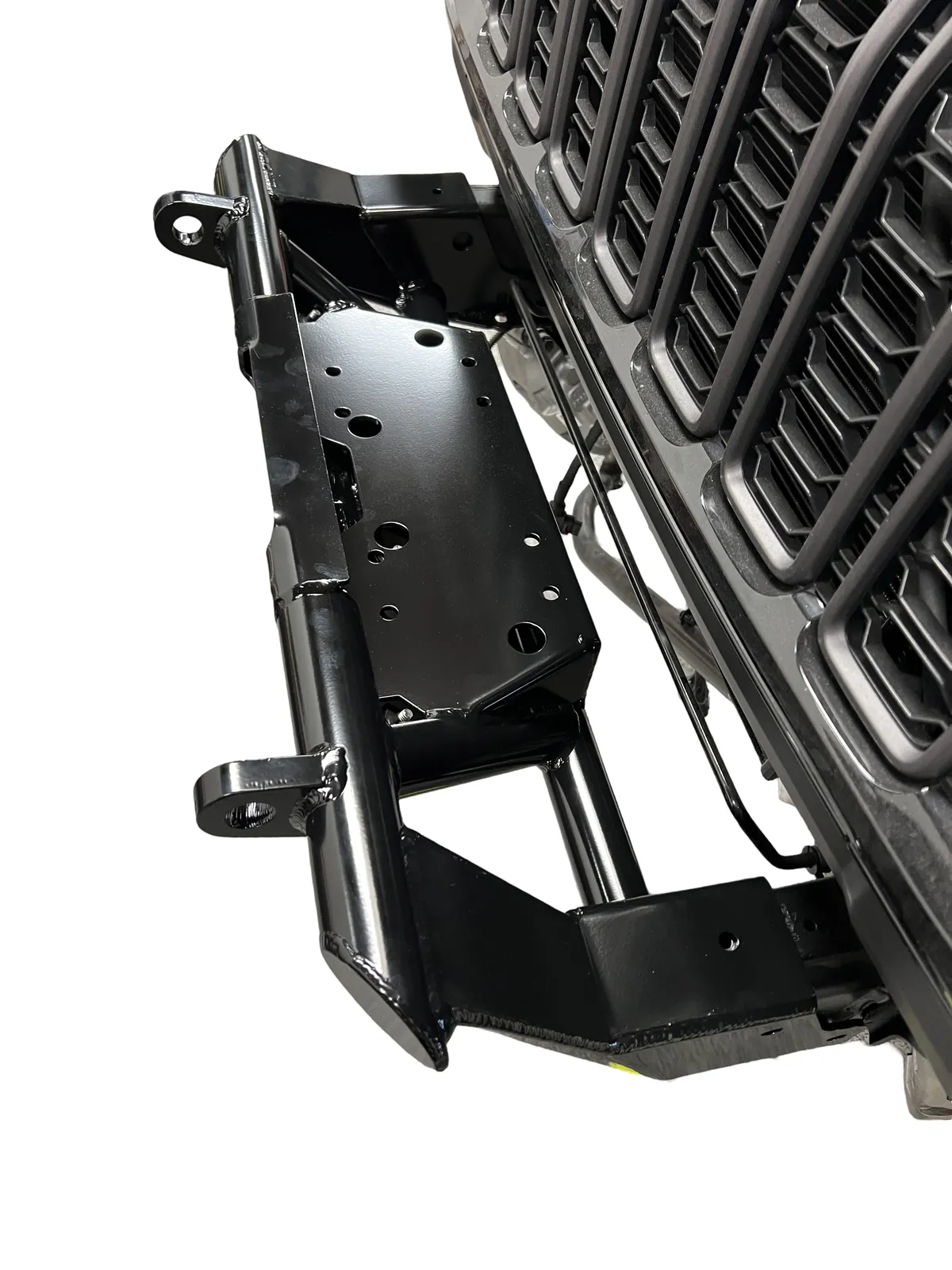 EVO Manufacturing KSPEC Pre Runner Front Winch Tube Bumper - Raw - JT/JL/JK product image