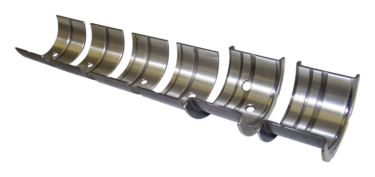Crankshaft Main Bearing Set 1941-1945 MB w/ 4-134 L-Head Engine;1945-1949 CJ-2A w/ 4-134 L-Head Engine;1948-1953 CJ-3A w/ 4-134 L-Head Engine;1953-1968 CJ-3B w/ 4-134 F-Head Engine;1955-1971 CJ-5, CJ-6 w/ 4-134 F-Head Engine;1950-1952 M38 w/ 4-134 L- product image