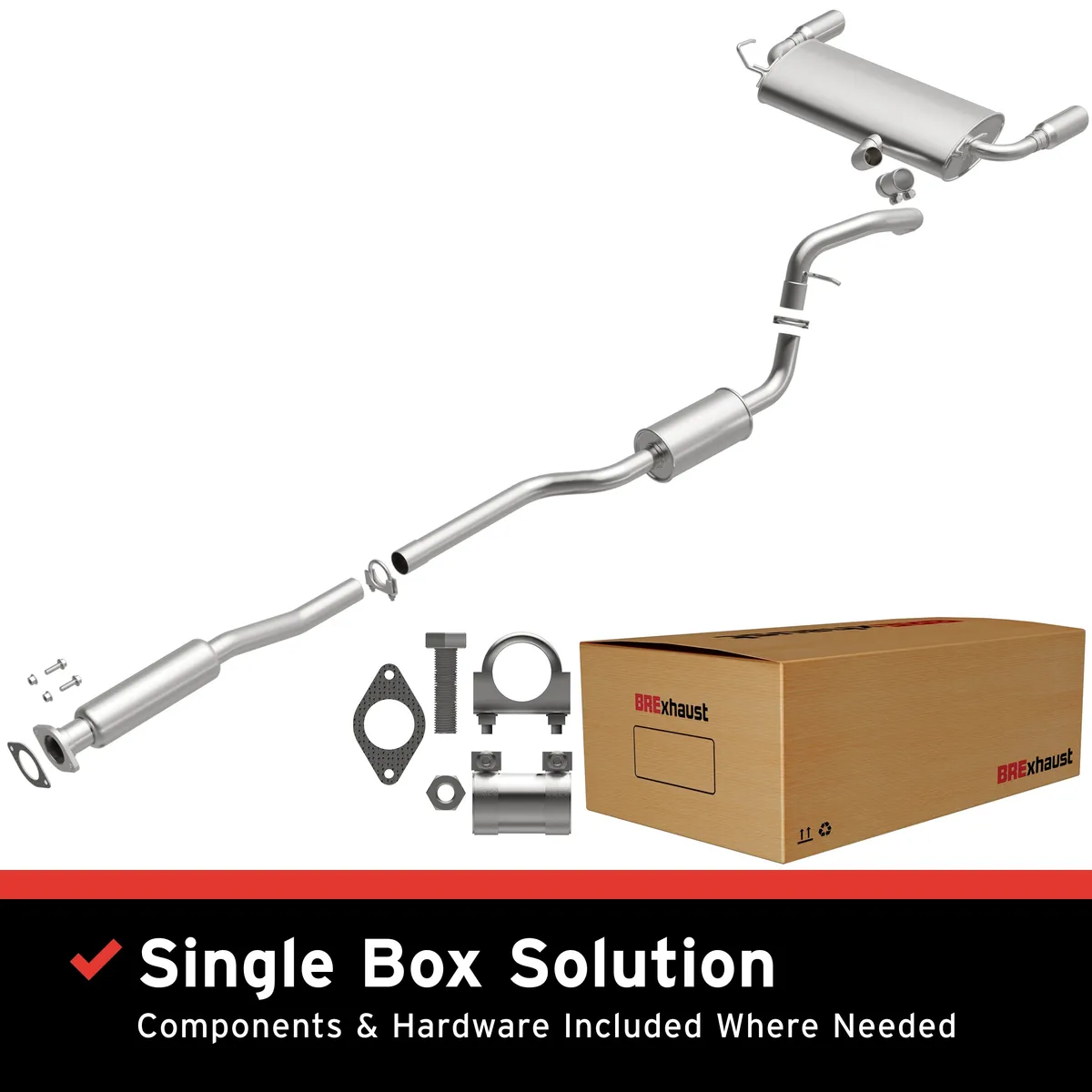 BRExhaust 106-0504 Direct-Fit Exhaust System Replacement Kit product image