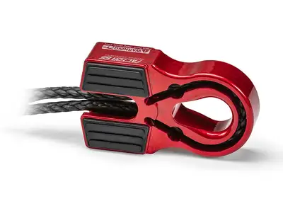 Factor 55 Factor 55 00375-06 Flat Splicer 3/8-1/2 Synthetic Rope Splice-On Shackle Mount -- Gray