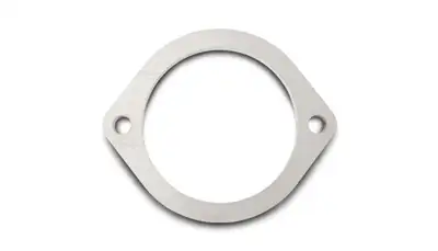 Vibrant Performance Exhaust Flange; 4 in. BHCC; 2.5 in. ID; 5.25 in. Flange W; 3.5 in. Flange H; 0.375 in. Thickness; 304 Stainless Steel; 2 Bolt; Box Of 5 Flanges;