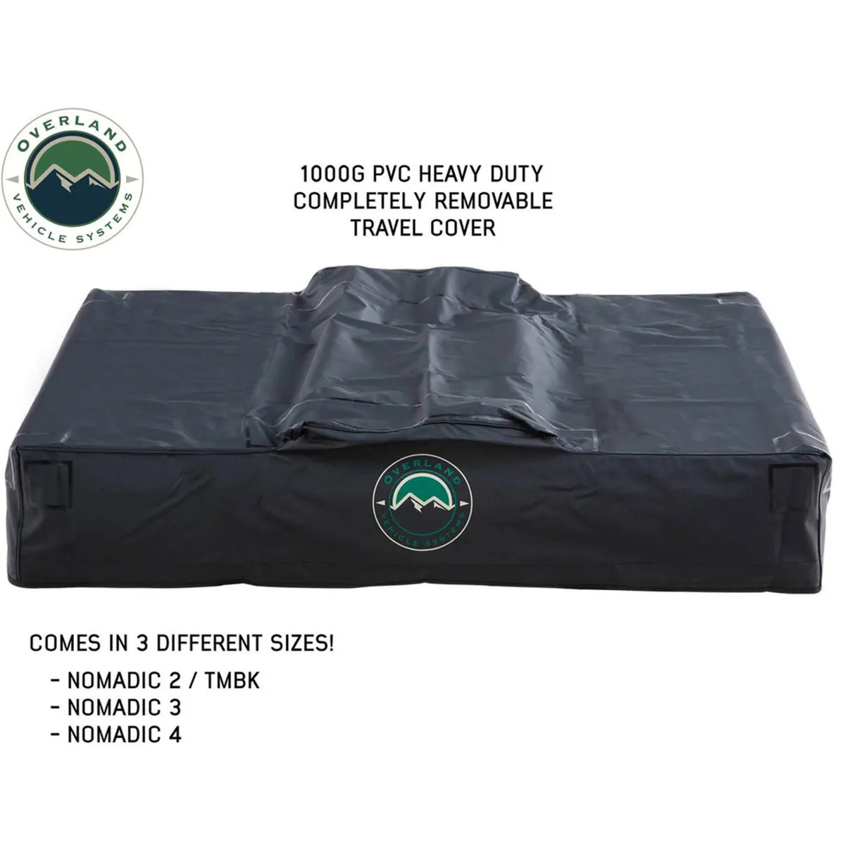 LD TMBK 3 Roof Top Tent With Annex - Tan Base With Green Rain Fly, Black Aluminum Base, Black Ladder Overland Vehicle Systems product image
