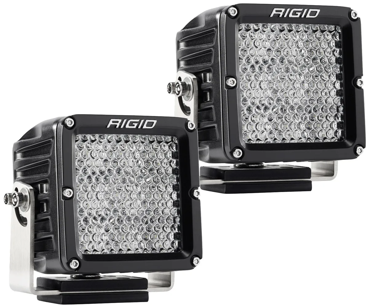 Rigid D-Xl Pro LED Light, Flood Diffused, Surface Mount, Black Housing, Pair product image