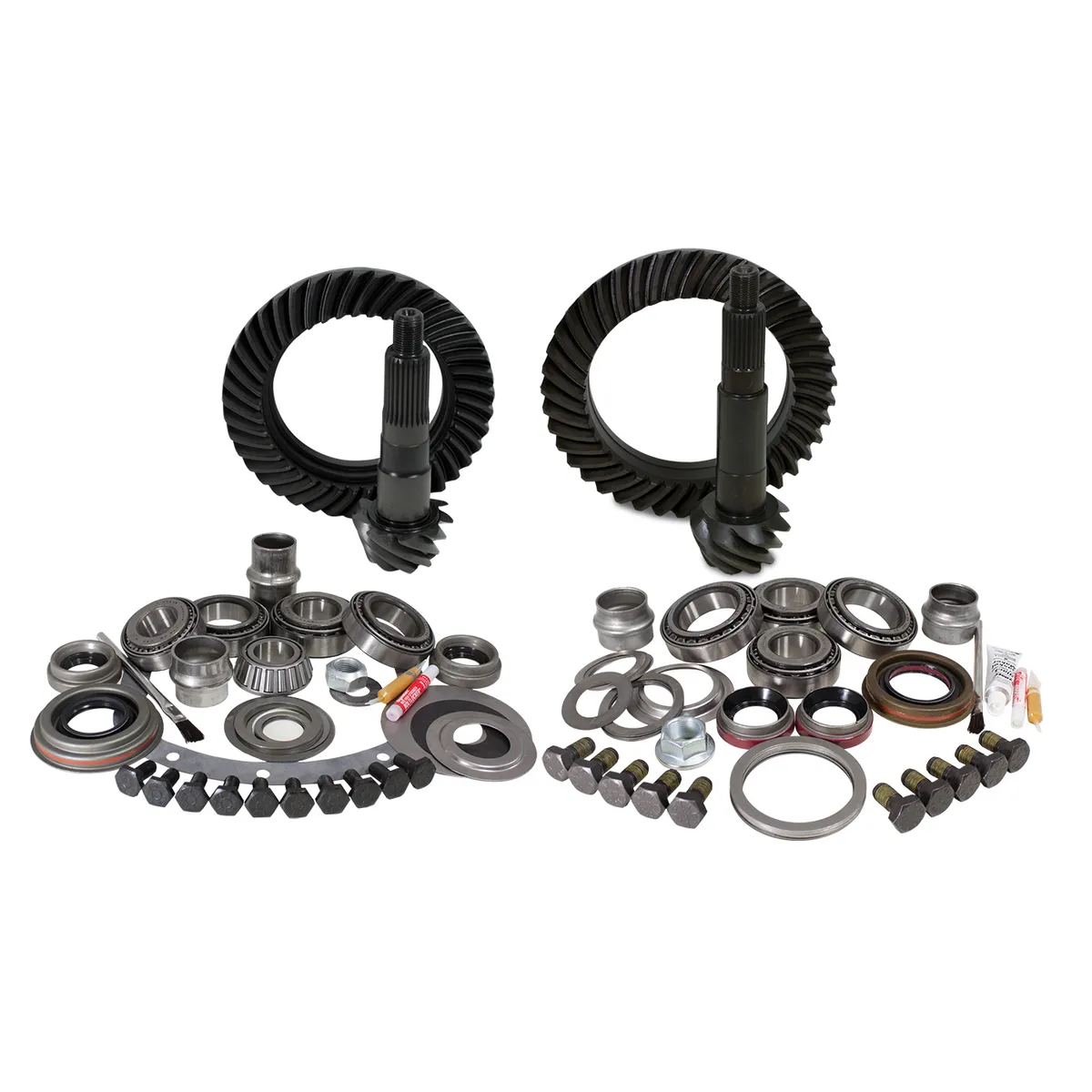 Yukon Gear And Axle Gear & Install Kit Dana 30 Front & Dana 44 Rear Jeep Tj 4.88 Ratio Tj D30/D44 Gear/Kit Package 4.88 '97-'06 Non Rubicon Yukon Gear