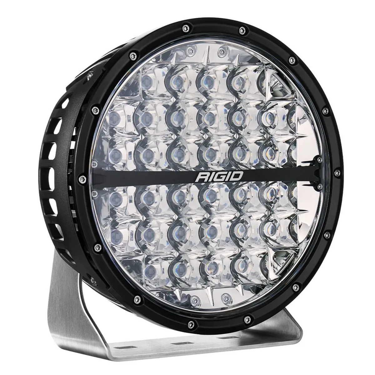 Rigid 360-Series 9 Inch Round LED Off-Road Spot Beam Pattern For Moderate Speed (20-50 Mph) And Rgbw Backlight Single product image