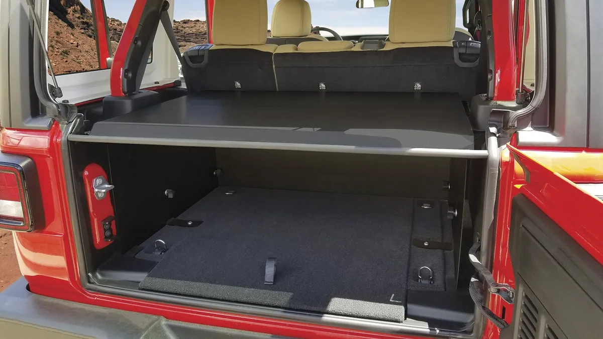 18c Wrangler JL Unlimited Security Deck Enclosure (Not Compatible With Factory Rear Speaker Option) product image