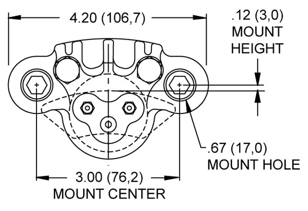 Wilwood CALIPERSC21.19.250 ROTORWILWOODLESS product image