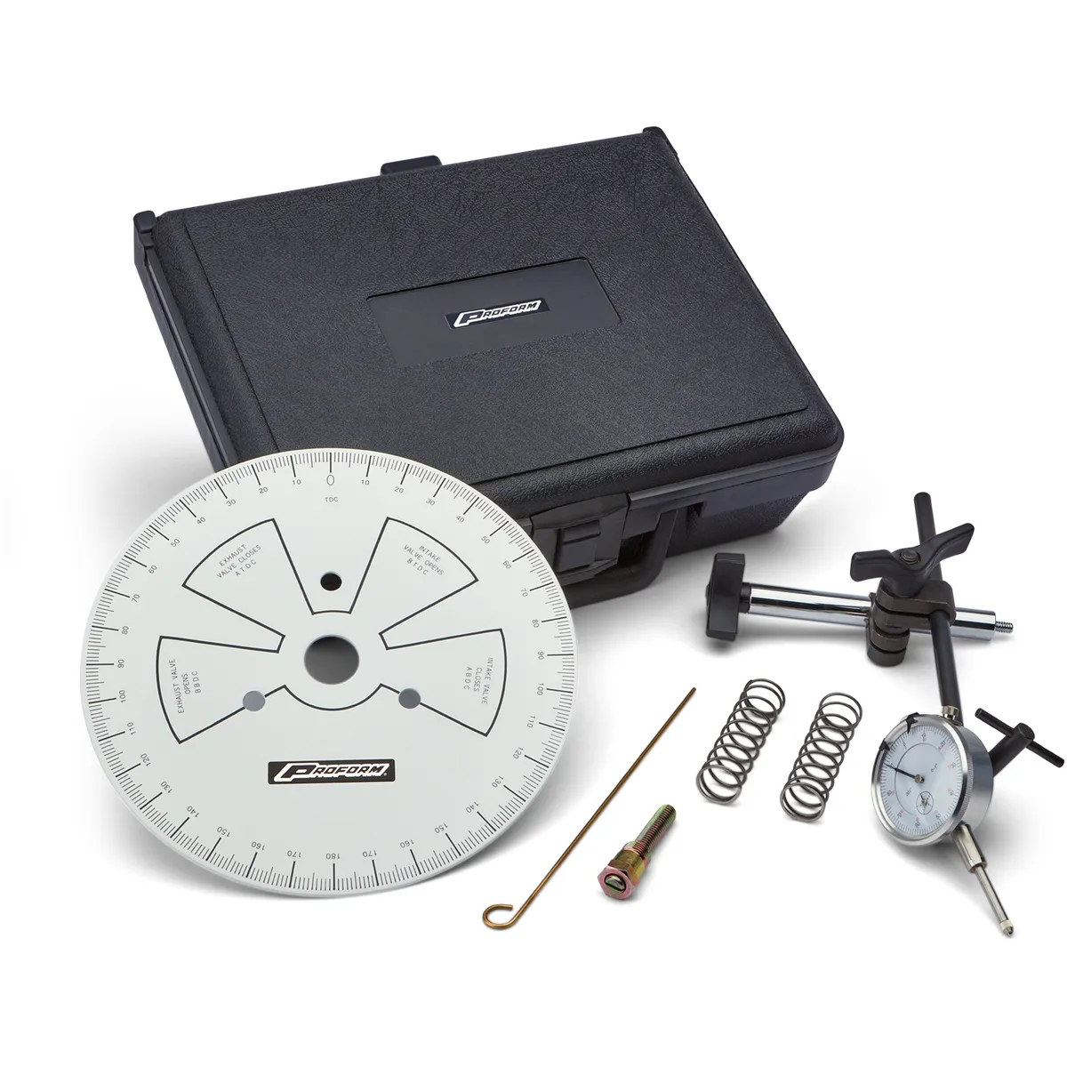 Camshaft Degree Wheel Kit Universal 9 Inch Wheel with Dial Indicator Steel Kit Proform product image
