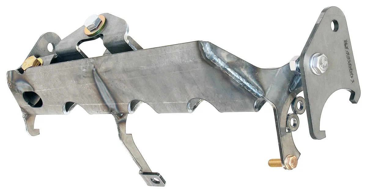 Trac Bar Relocation Brackets; High Steer; Front Trac Bar Relocation; Ram Assist Steering Mount Axle Bracket; product image