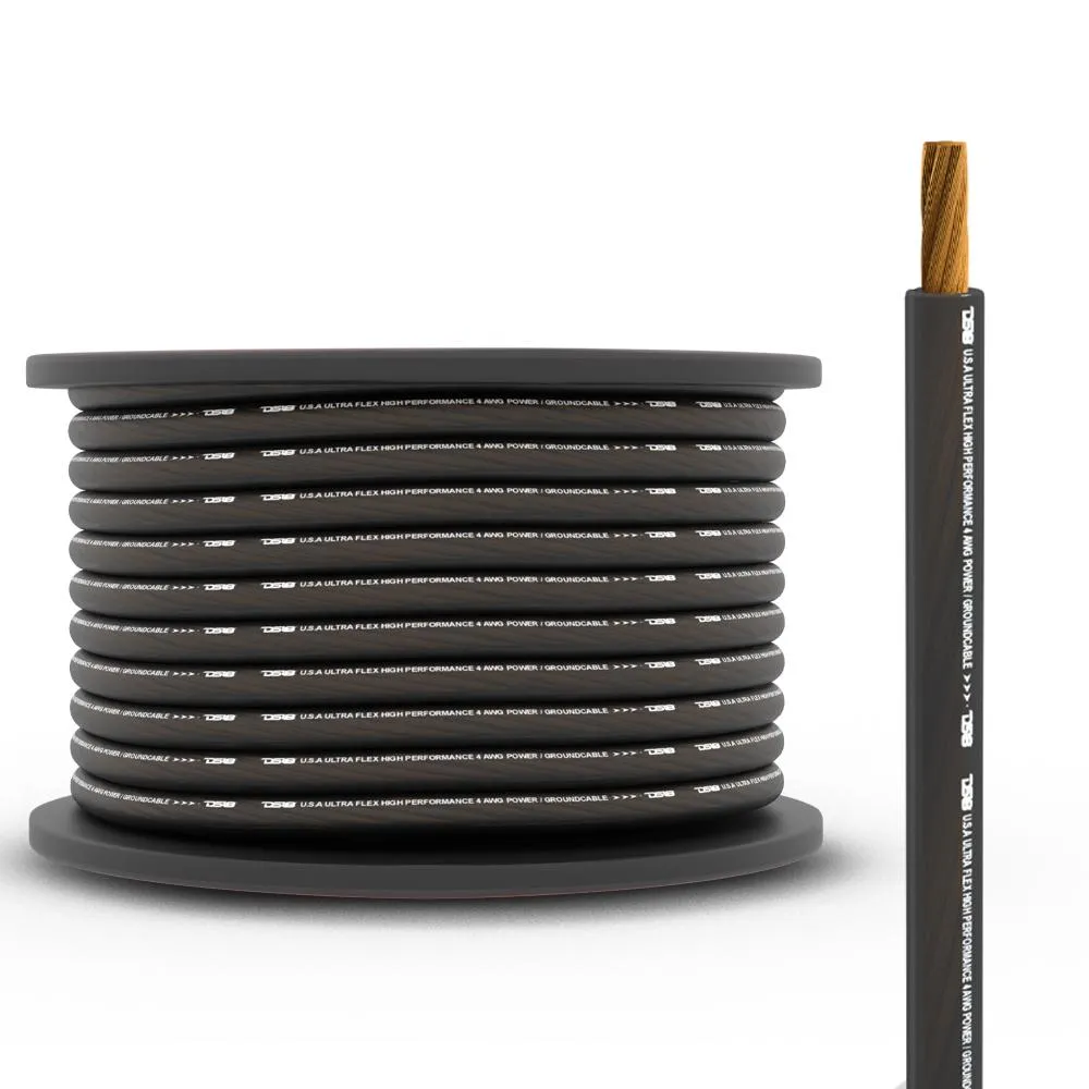 4-GA CCA Ground, Power Cable, 100 Feet product image